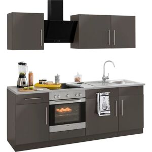 WIHO KÜCHEN Cali - Anthrazit Küchen-Set WIHO KÜCHEN Cali - Anthrazit Küchen-Set