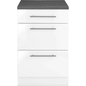 WIHO KÜCHEN Cali Weiß Hochglanz Unterschrank WIHO KÜCHEN Cali Weiß Hochglanz Unterschrank