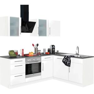 Wiho Küchen Cali Eckküche Set - 220cm x 170cm - Weiß - Küchen Set Wiho Küchen Cali Eckküche Set - 220cm x 170cm - Weiß - Küchen Set
