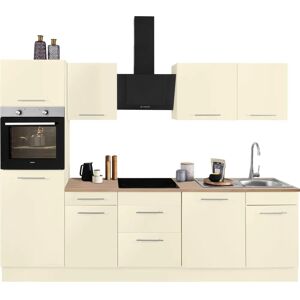 WIHO KÜCHEN Ela - Magnolia Komplettküchen-Set - 280cm x 60cm - Gelb WIHO KÜCHEN Ela - Magnolia Komplettküchen-Set - 280cm x 60cm - Gelb