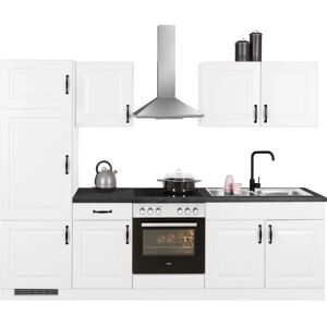 WIHO KÜCHEN Erla Küchen-Set - Weiß, 270cm x 60cm - Küchenzeile WIHO KÜCHEN Erla Küchen-Set - Weiß, 270cm x 60cm - Küchenzeile