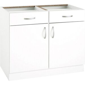 WIHO KÜCHEN Flexi Küchenunterschrank - 100x82x57cm, Weiß WIHO KÜCHEN Flexi Küchenunterschrank - 100x82x57cm, Weiß
