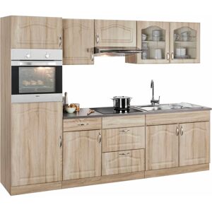 WIHO KÜCHEN Linz - Landhaus Eiche, Sonoma, Granit Grau - Küchen-Set WIHO KÜCHEN Linz - Landhaus Eiche, Sonoma, Granit Grau - Küchen-Set