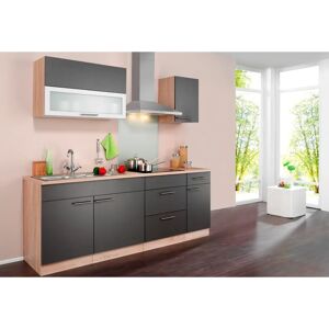 WIHO KÜCHEN Montana Küchenzeile - grau - Komplettset WIHO KÜCHEN Montana Küchenzeile - grau - Komplettset