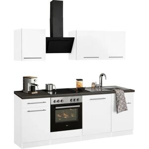 WIHO KÜCHEN Unna - Weiße Granit Küche - 220cm WIHO KÜCHEN Unna - Weiße Granit Küche - 220cm