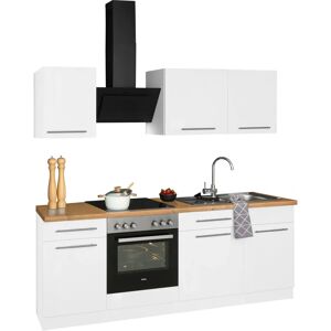 WIHO KÜCHEN Unna Küchenmodul - Weiß, 220cm WIHO KÜCHEN Unna Küchenmodul - Weiß, 220cm