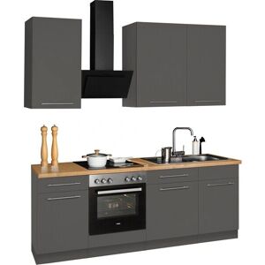 WIHO KÜCHEN Unna Graue Küchenzeile - Komplettküchen-Set WIHO KÜCHEN Unna Graue Küchenzeile - Komplettküchen-Set