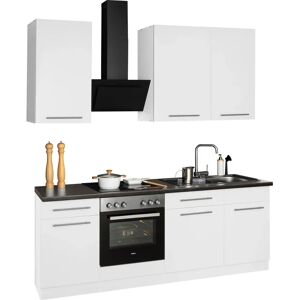 WIHO KÜCHEN Unna Weiß - Komplettküchen-Set - 220x60cm WIHO KÜCHEN Unna Weiß - Komplettküchen-Set - 220x60cm