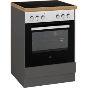 Wiho Küchen Unna Küchen Schrank - Anthrazit - 60cm Wiho Küchen Unna Küchen Schrank - Anthrazit - 60cm