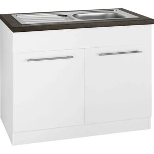 WIHO KÜCHEN Unna Weiß Spülenschrank - Küchenunterschrank WIHO KÜCHEN Unna Weiß Spülenschrank - Küchenunterschrank