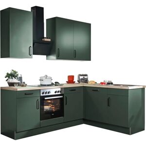 WIHO KÜCHEN Simi - Labrador Grün Küche 225x175cm WIHO KÜCHEN Simi - Labrador Grün Küche 225x175cm