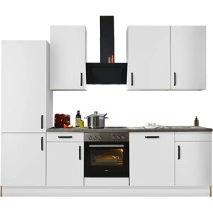 Wiho Küchen Simi Küchenzeile - Weiß & Steel Grey Coffee - 280cm Wiho Küchen Simi Küchenzeile - Weiß & Steel Grey Coffee - 280cm