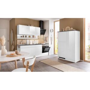 Kochstation Virginia Küchenzeile - Hochglanz Weiß - Küchenschrank-Set Kochstation Virginia Küchenzeile - Hochglanz Weiß - Küchenschrank-Set