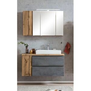 HELD MÖBEL Sölden Badmöbel-Set - Grau (oxid beton) - Badezimmer-Set HELD MÖBEL Sölden Badmöbel-Set - Grau (oxid beton) - Badezimmer-Set