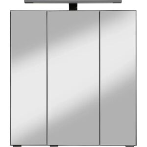 WELLTIME Trento Badezimmermöbel-Set - Modern, Grau, 60x35x200cm WELLTIME Trento Badezimmermöbel-Set - Modern, Grau, 60x35x200cm