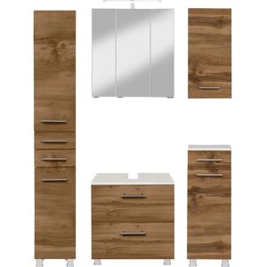 WELLTIME Trento Badezimmer-Set - Weiß, 120cm, MDF, Modern WELLTIME Trento Badezimmer-Set - Weiß, 120cm, MDF, Modern