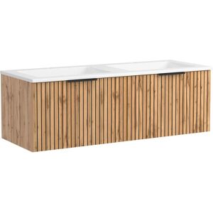 WELLTIME Carlton 120cm Moderner Rechteck-Badmöbel - Waschtisch WELLTIME Carlton 120cm Moderner Rechteck-Badmöbel - Waschtisch