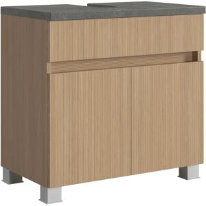 Welltime - WELLTIME - Eiche hell - 60x54x35 cm - Bathroom cabinet Welltime - WELLTIME - Eiche hell - 60x54x35 cm - Bathroom cabinet