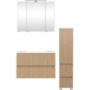 WELLTIME - Eixo - Eiche hell - 110 cm - Badmöbel-Set WELLTIME - Eixo - Eiche hell - 110 cm - Badmöbel-Set