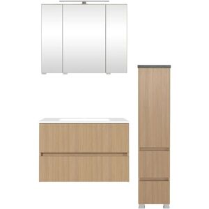 Welltime - Eixo 110 cm - 3-türig - LED-Beleuchtung - Badmöbel-Set Welltime - Eixo 110 cm - 3-türig - LED-Beleuchtung - Badmöbel-Set