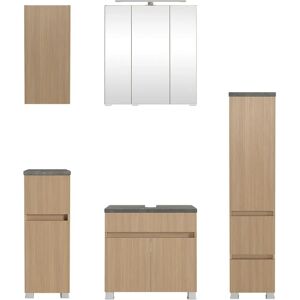 WELLTIME - Set 120 cm - Breite 120 cm - Tiefe 35 cm - Badmöbel-Set WELLTIME - Set 120 cm - Breite 120 cm - Tiefe 35 cm - Badmöbel-Set
