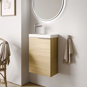 Mueble de baño de madera lacada Bernstein Modelo tim 400 - Roble blanqueado Mueble de baño de madera lacada Bernstein Modelo tim 400 - Roble blanqueado