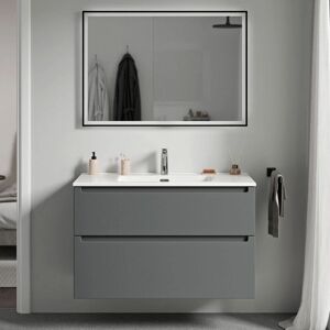 Mueble de baño Bernstein Vireo 100cm - Antracita Mueble de baño Bernstein Vireo 100cm - Antracita