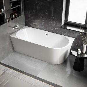 Bernstein Modelo Nova Corner Bañera exenta de acrílico - Izquierda - Blanco Bernstein Modelo Nova Corner Bañera exenta de acrílico - Izquierda - Blanco