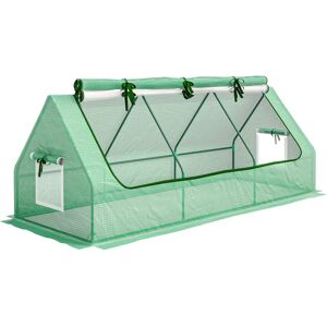 Outsunny Mini kasvihuone verkkoikkunoilla - Kasva ja suoja kasveja Outsunny Mini kasvihuone verkkoikkunoilla - Kasva ja suoja kasveja