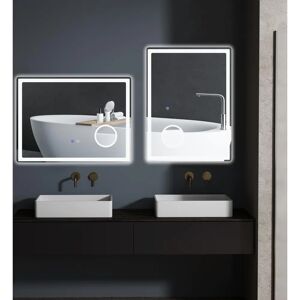 kleankin - LED_Badezimmerspiegel_3x - 3x suurennus - kosketusohjaus - kylpyhuonepeili kleankin - LED_Badezimmerspiegel_3x - 3x suurennus - kosketusohjaus - kylpyhuonepeili