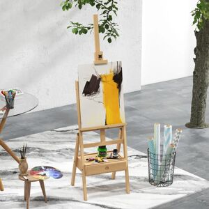 Vinsetto - Staffelei - Buchenholz - Höhenverstellbar - Kunststaffelei Vinsetto - Staffelei - Buchenholz - Höhenverstellbar - Kunststaffelei
