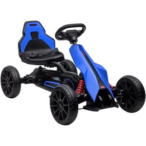 HOMCOM Blau Kinder-Gokart - Pedalfahrzeug für Kinder HOMCOM Blau Kinder-Gokart - Pedalfahrzeug für Kinder