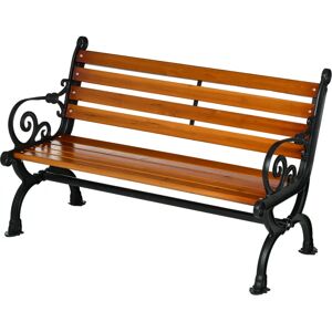 Outsunny Teak Puutarhapyörä - Vedenkestävä 2-Henkilön Penkki Outsunny Teak Puutarhapyörä - Vedenkestävä 2-Henkilön Penkki