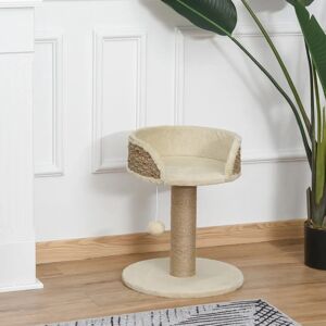 PawHut - Kratzbaum klein 49 cm - Creme valkoinen - Cat Tree PawHut - Kratzbaum klein 49 cm - Creme valkoinen - Cat Tree