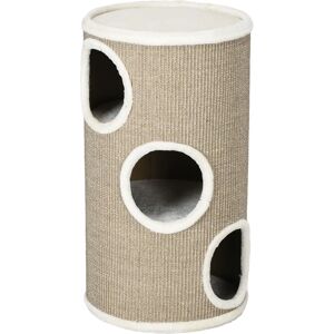 Arbre à Chat PawHut 70cm - Sisal, Peluche, 3 Caches - Publicité Arbre à Chat PawHut 70cm - Sisal, Peluche, 3 Caches - Publicité