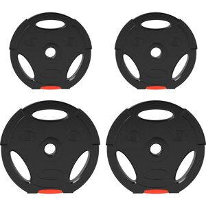 SPORTNOW - 4er-Set Hantelgewichte - 2x5kg - 2x10kg - Painolevyt SPORTNOW - 4er-Set Hantelgewichte - 2x5kg - 2x10kg - Painolevyt