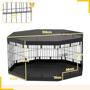 PawHut - PawHut Puppy Playpen - Hengittävä verkkoside - Koiran aituri PawHut - PawHut Puppy Playpen - Hengittävä verkkoside - Koiran aituri