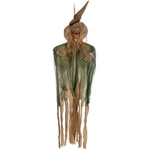 Horror-Shop - Wicked Vogelscheuche - Beige/Grün/Rot Horror-Shop - Wicked Vogelscheuche - Beige/Grün/Rot