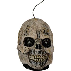 Horror-Shop Antik Totenkopf Mini-Maske Hängefigur Grau 15 cm - Mask Horror-Shop Antik Totenkopf Mini-Maske Hängefigur Grau 15 cm - Mask