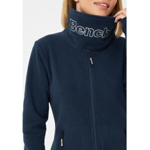 BENCH Fleecejacke FUNNEL - Fleecejacke, navy, Damen, hoher Kragen, enger Schnitt BENCH Fleecejacke FUNNEL - Fleecejacke, navy, Damen, hoher Kragen, enger Schnitt