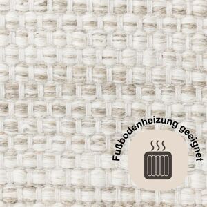 MYFLAIR MÖBEL & ACCESSOIRES Wooly Dream Beigener Handgewebter Wendeteppich - Teppich MYFLAIR MÖBEL & ACCESSOIRES Wooly Dream Beigener Handgewebter Wendeteppich - Teppich