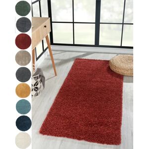 MYFLAIR - My Shaggy - weinrot - 80x200 cm - Teppich MYFLAIR - My Shaggy - weinrot - 80x200 cm - Teppich