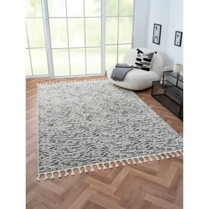 MYFLAIR Moroccan Rockface Teppich - 140x200cm, schwarz/weiß, Hochflor MYFLAIR Moroccan Rockface Teppich - 140x200cm, schwarz/weiß, Hochflor