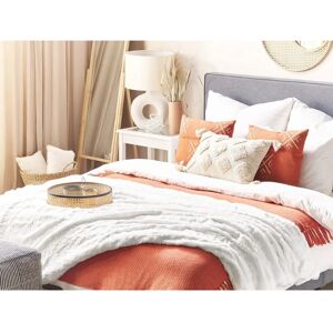 Beliani KANDILLI Bedspread - 150x200cm White Stylish Cover Beliani KANDILLI Bedspread - 150x200cm White Stylish Cover