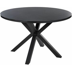 Beliani Garden Table Ceramic Black MALETTO - Garden Table Beliani Garden Table Ceramic Black MALETTO - Garden Table