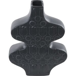 Beliani ARGOS Handmade Ceramic Flower Vase - Flower Vase - 25cm Black Beliani ARGOS Handmade Ceramic Flower Vase - Flower Vase - 25cm Black