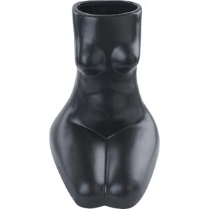 Beliani Flower Vase PYRGOS Ceramic - Flower Vase, Handmade, Black Beliani Flower Vase PYRGOS Ceramic - Flower Vase, Handmade, Black