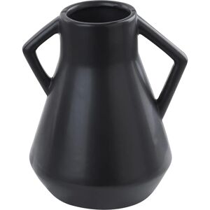 Beliani Fermi Handmade Ceramic Flower Vase - Flower Vase, Black, 20cm, Minimalist Style Beliani Fermi Handmade Ceramic Flower Vase - Flower Vase, Black, 20cm, Minimalist Style