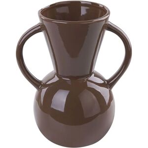 Beliani Orestiada Handmade Ceramic Flower Vase - Flower Vase - 19 cm - Brown Beliani Orestiada Handmade Ceramic Flower Vase - Flower Vase - 19 cm - Brown