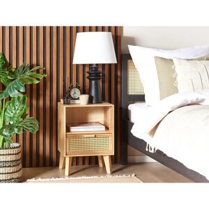 Beliani SENEY Light Wood Bedside Table - Bedside Table Beliani SENEY Light Wood Bedside Table - Bedside Table